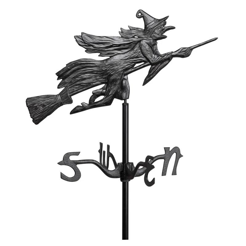 Flying Witch Garden Weathervane