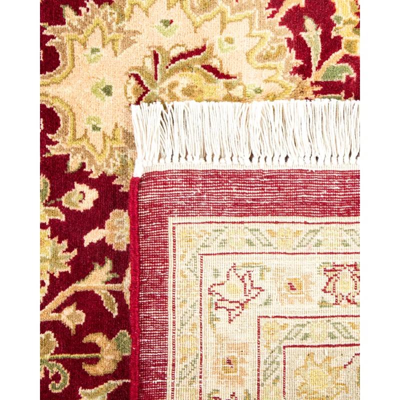 Isabelline Veleria Mogul One-of-a-Kind Traditional Hand-Knotted Red/Tan Area Rug 8'1" x 10'2" & Reviews | Wayfair