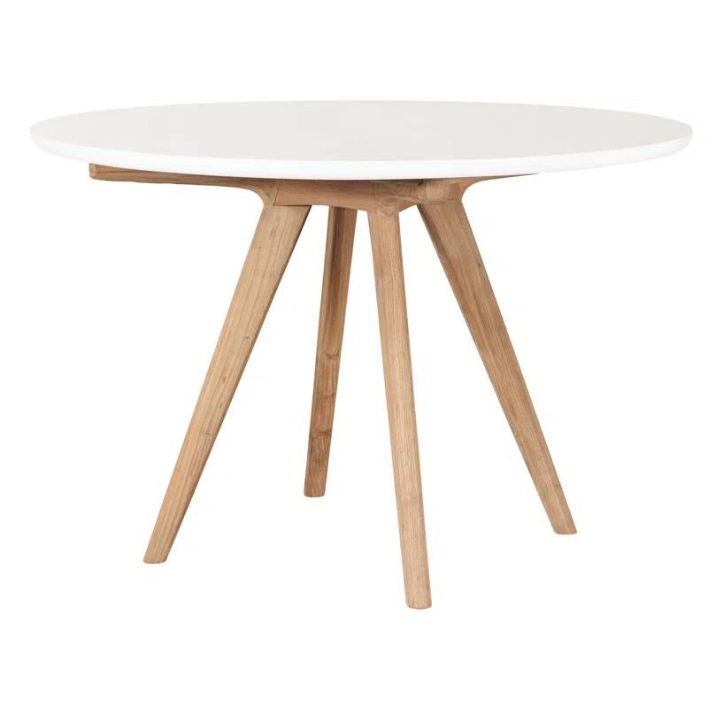 Seasonal Living Perpetual Round Concrete Outdoor Dining Table