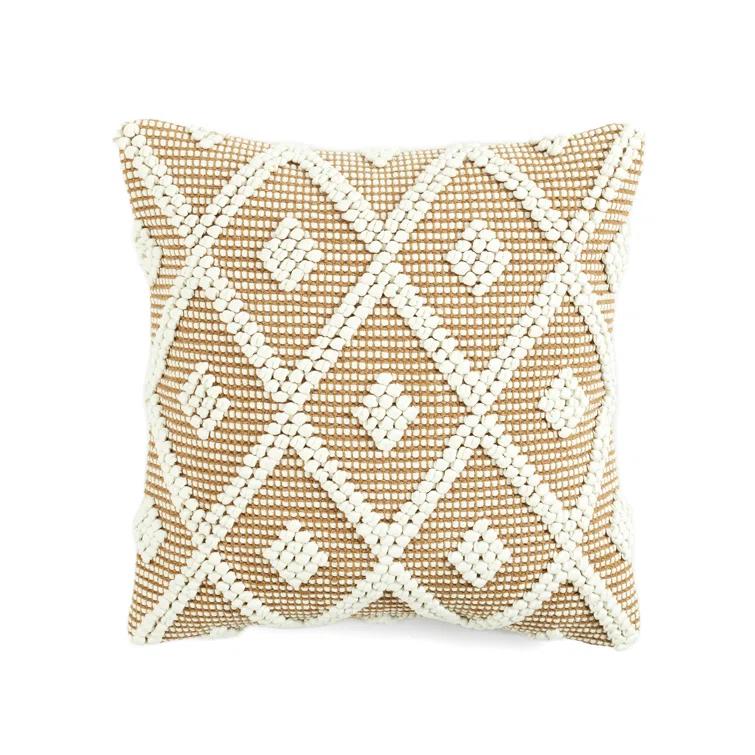 Lush Decor Geometric Square Pillow Cover