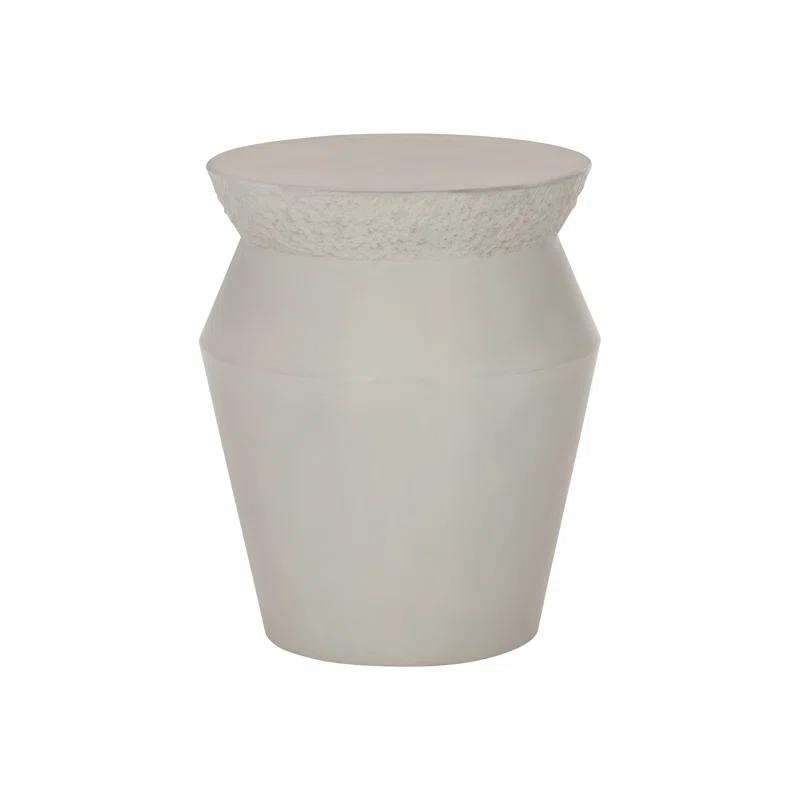 Bernhardt Nidra Concrete Top End Table