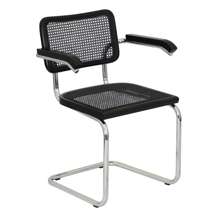 Breuer Chair Company Marcel Breuer Cesca Cane Cantilever Dining Armchair Arm Chair