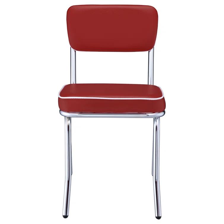 Newline Retro Upholstered Dining Side Chair (Set Of 2)