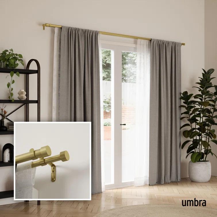 Cappa Drapery Solutions Double Curtain Rod