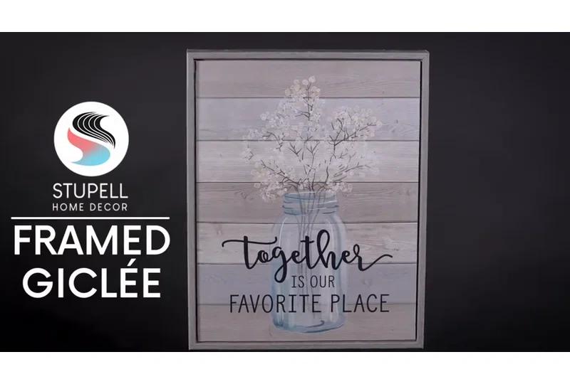 Stupell Industries Foggy Lake Forest Landscape Soft Nature Water Reflection by Danita Delimont - Photograph