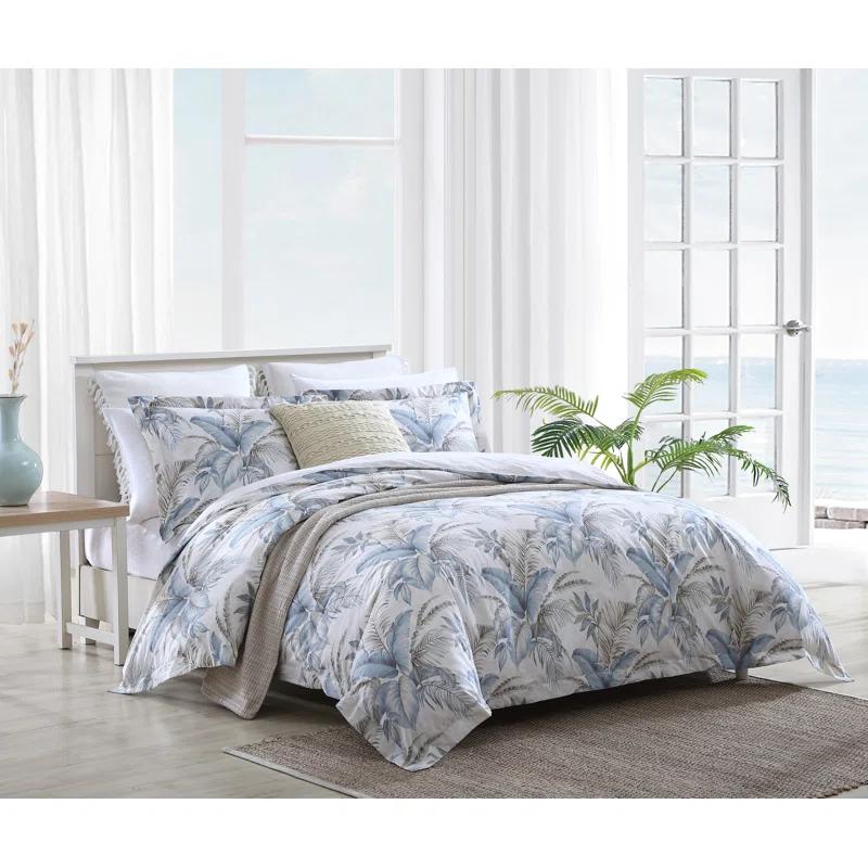 Tommy Bahama Bakers Bluff Blue Cotton Comforter Set