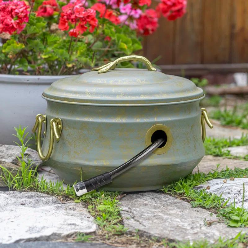 Good Directions Sedona Metal Container Hose Pot