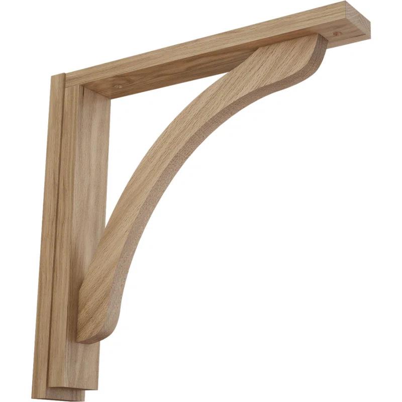 Ekena Millwork Reese H 2.5'' W D Wood Bracket / Corbel
