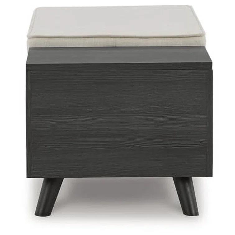 Loon Peak® Kadira Polyester Upholstered Storage Bench