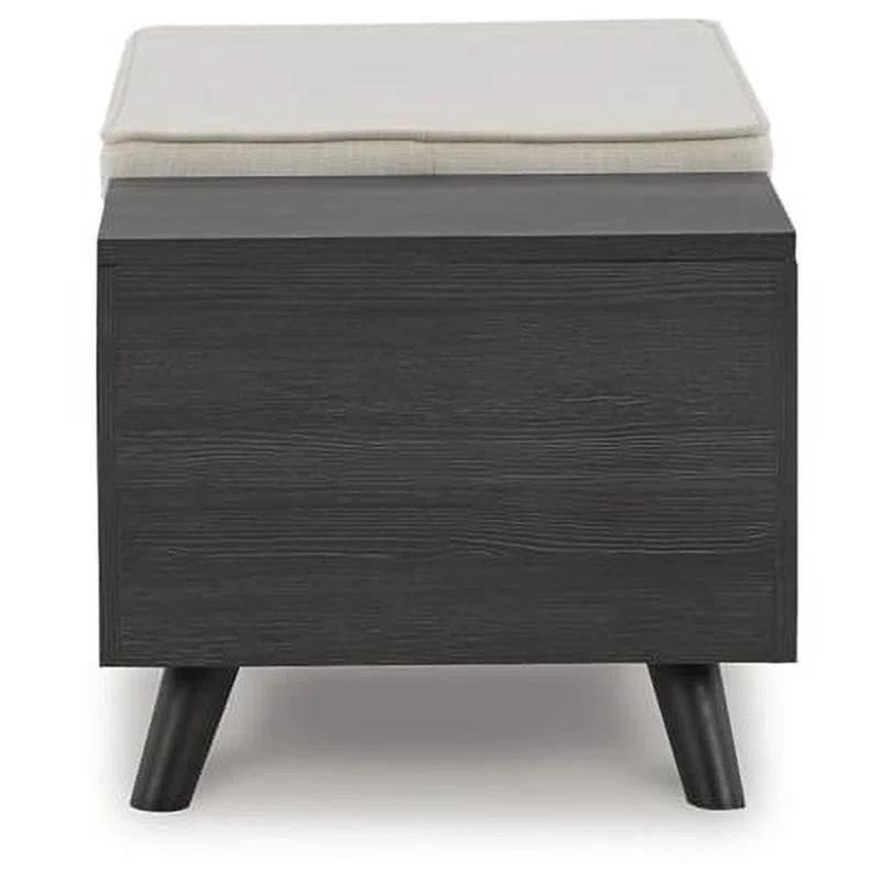 Loon Peak® Kadira Polyester Upholstered Storage Bench