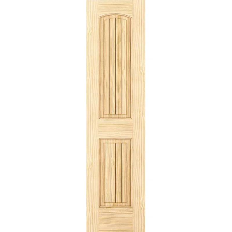 Paneled Solid Wood Unfinished Colonial Standard Door