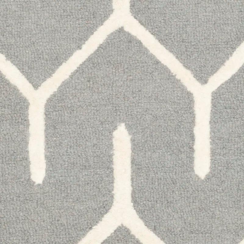 George Oliver Deedgra Hand Tufted Wool Geometric Rug