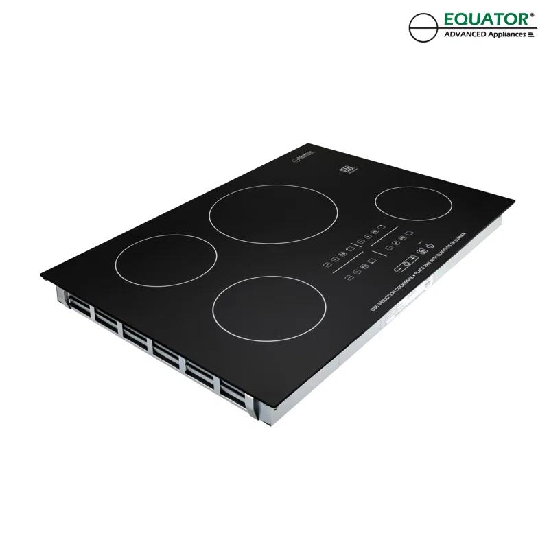 Equator Advanced Appliances Equator 30" Built-In 4 Burner Induction Cooktop POWER BOOST Keep Warm 240V/7400W BIC 304