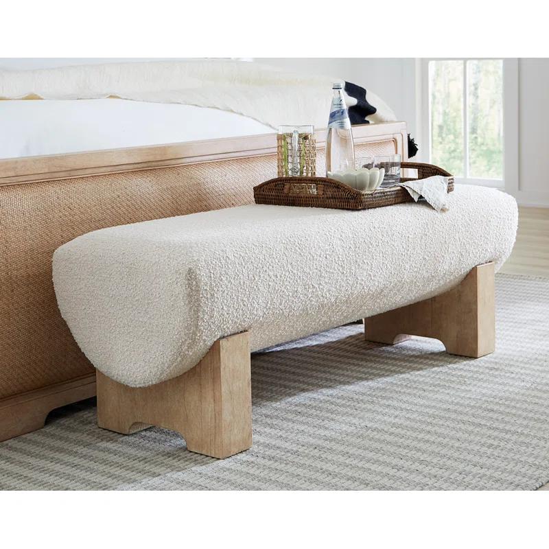 Hooker Furniture Retreat Polyester Blend Upholstered Bench