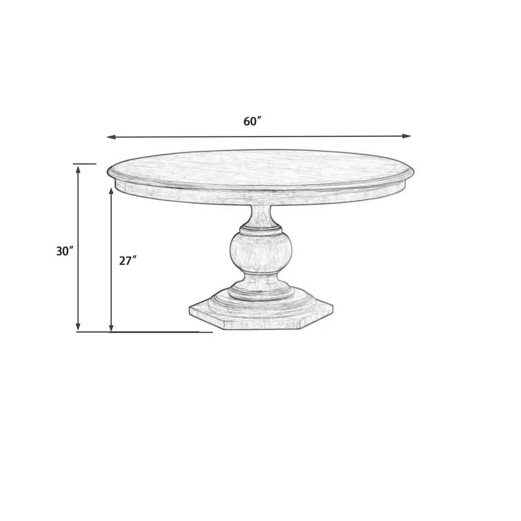 Moore 60'' Round Dining Table