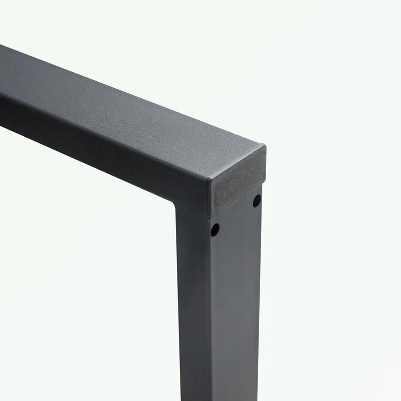 Rectangular Dining Table with MDF tabletop and metal legs