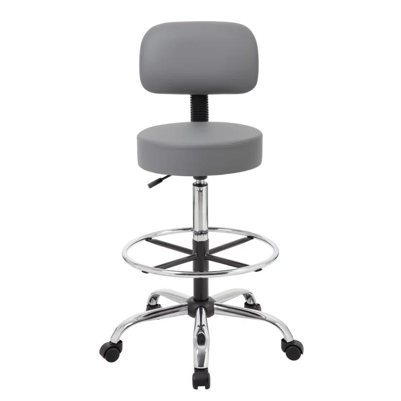 Boss Office Products Vinyl Drafting Chair