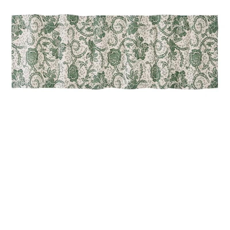 Grovelane Axminster Cotton Floral Tailored Window Valance