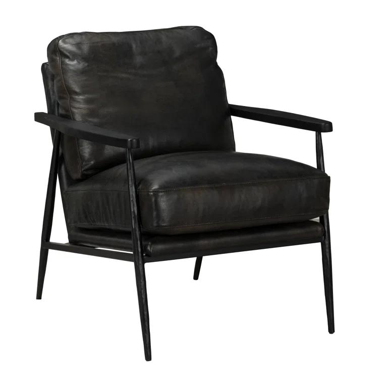 Arnold Genuine Leather Armchair