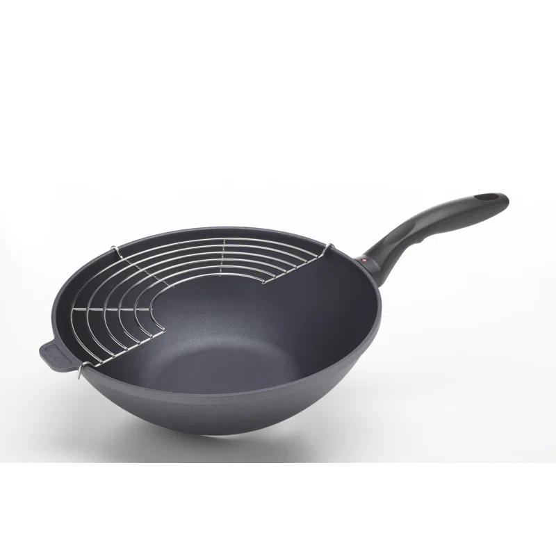 Swiss Diamond Swiss Diamond Non-Stick Cast Aluminum Wok with Lid