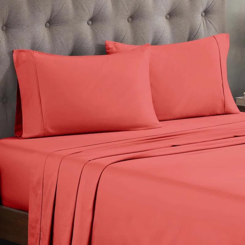 Superior Egyptian Cotton 300 Thread Count Solid Deep Pocket Bed Sheet Set & Reviews | Wayfair