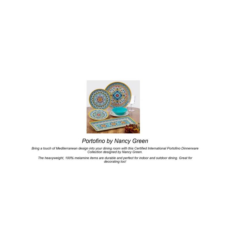 Certified International Certified International Portofino Set/6 Dinner Plate 11" (Set of 6)