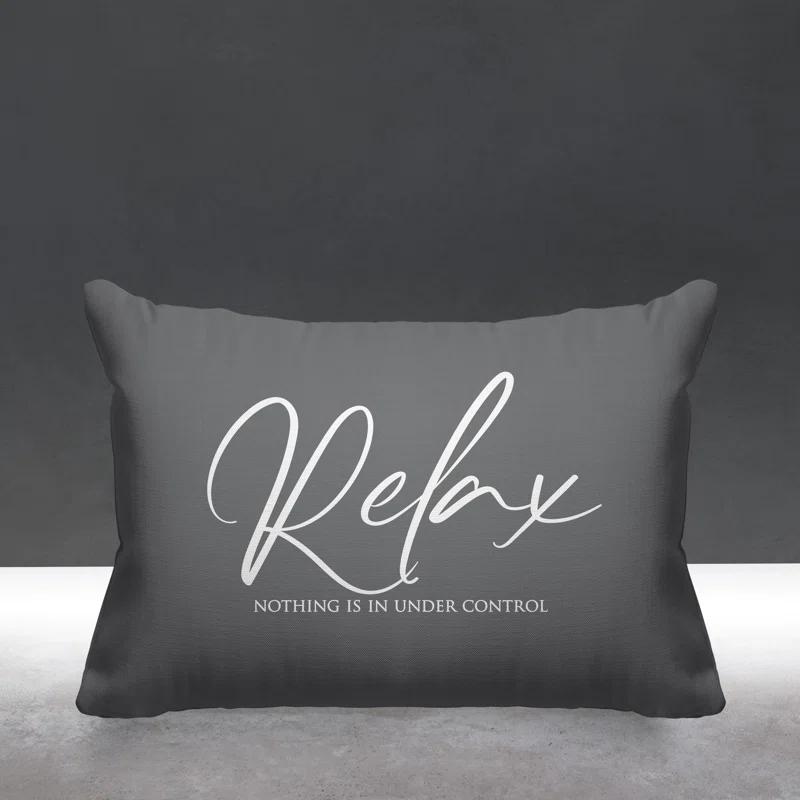 Designs Direct Creative Group Textual Indoor/Outdoor Throw Pillow