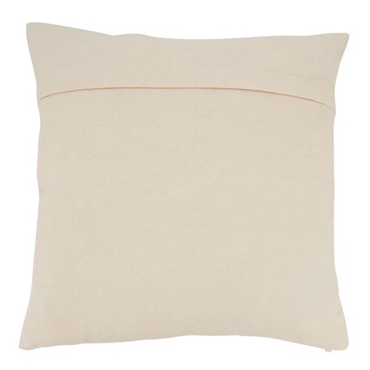 Saro Jenae Collection Cotton Pillow Cover