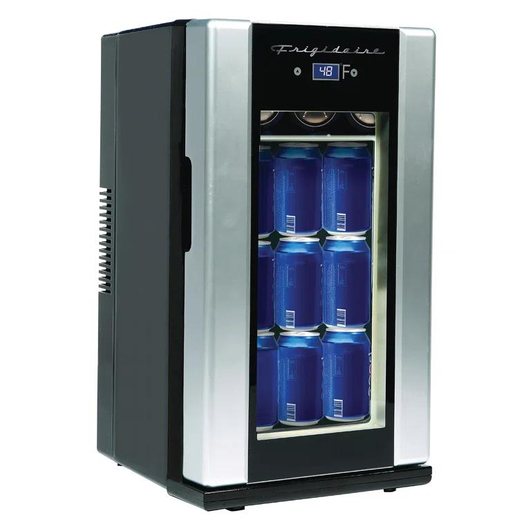 Frigidaire FRIGIDAIRE 18 Can OR 4 Wine Bottle Retro Beverage Fridge, Temperature Control, Thermoelectric