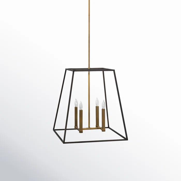 3336BZ-Hinkley Lighting-Fulton - 4 Light Large Open Frame Foyer in Transitional-Industrial Style - 22 Inches Wide by 24.5 Inches High-Bronze Finish
