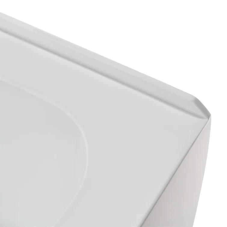 Streamline Bath Streamline 60 in. x 30 in. Acrylic Left-Hand Drain Alcove Bathtub in Glossy White With External Drain NAL-5320-PBR