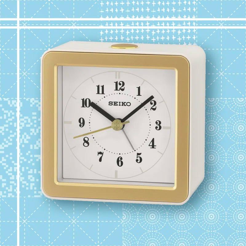 Seiko Gatsby Analog Quartz Alarm Tabletop Clock