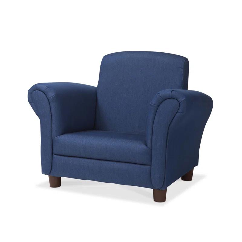 Kids 7.5'' Club Chair Chair and Ottoman