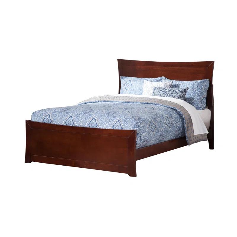 AFI Furnishings Metro Low Profile Solid Wood Platform Bed with Matching Footboard