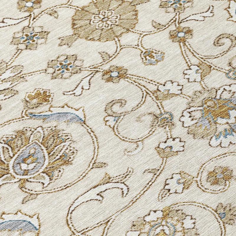 Machine Washable Indoor/Outdoor Cicel ACN1149 Ivory Rug