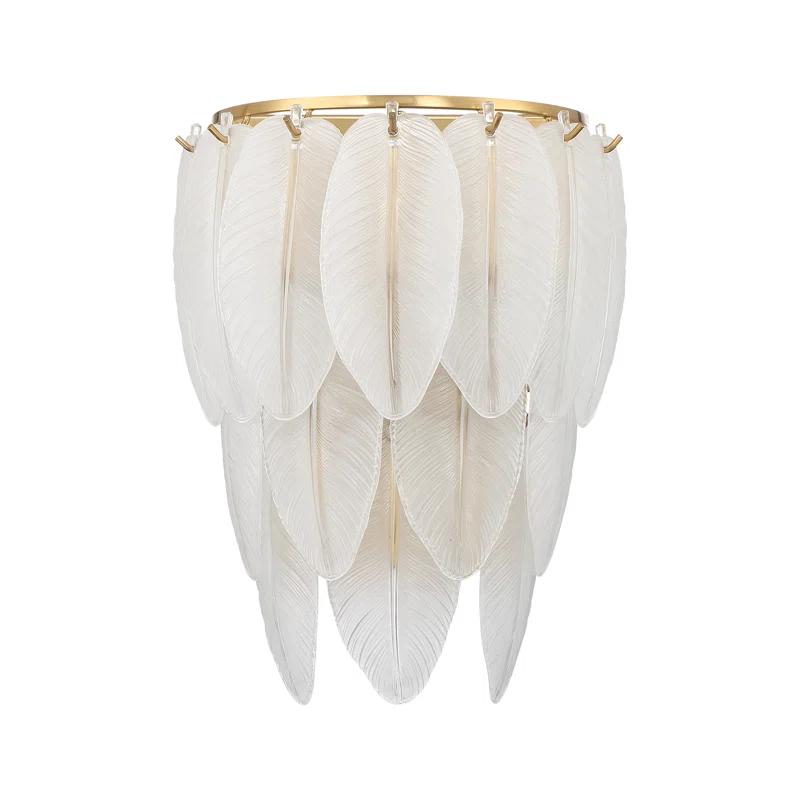 Breegan Jane by Breegan Jane x Savoy Boa 3-Light Wall Sconce in Warm Brass by Breegan Jane