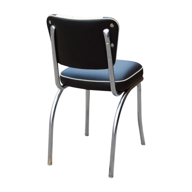 Richardson Seating Retro Home Upholstered Channel Back Dining Chair