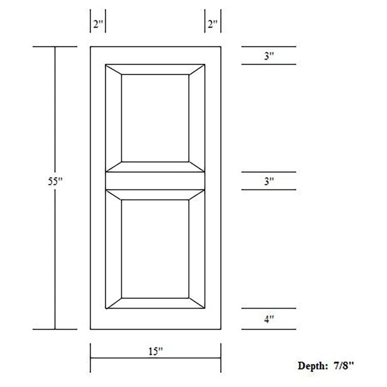 Perfect Shutters, inc. Premier Raised Panel Shutters (Set of 2)