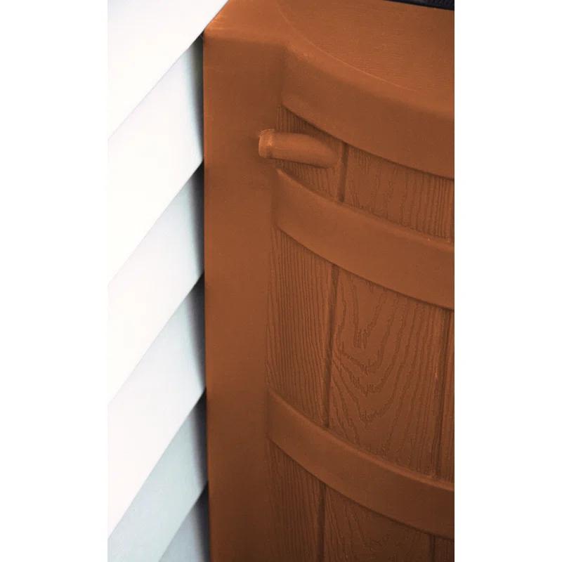 Good Ideas Good Ideas Rain Wizard Whiskey Style Rain Barrel with Overflow and Spigot