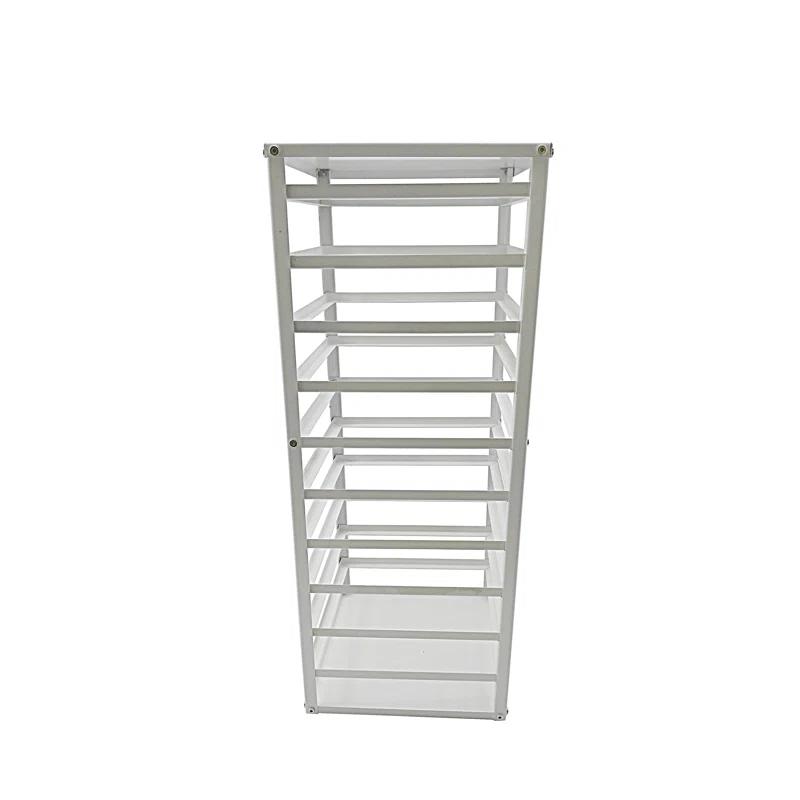 FixtureDisplays Jewelry Displays, Counter top Earring Card Spinning Retail Rack White 12 x 12 x 32" 10 Tiers