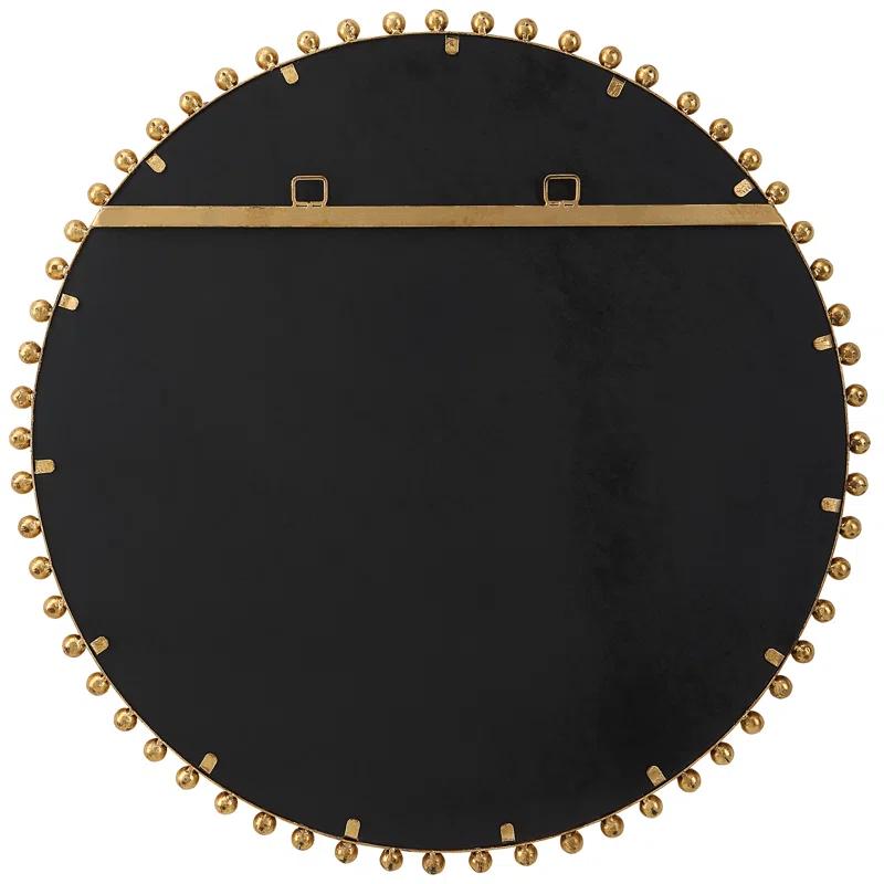 Bedonia 32" Round Metal Wall Mirror
