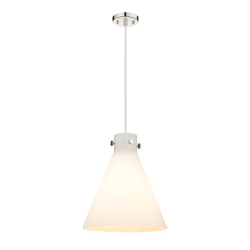 Innovations Lighting Newton Cone 1 Light 14" Cord Hung Pendant | Wayfair