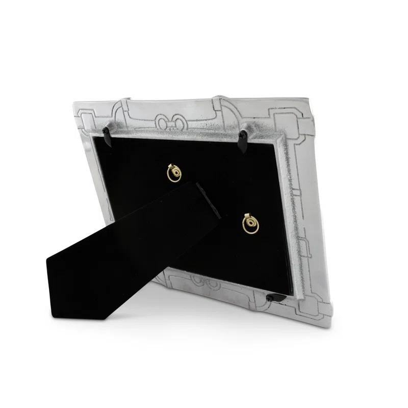 Arthur Court Designs Equestrian Silver Metal Embossed Picture Frame