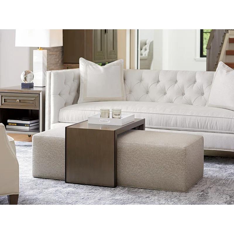 Ariana Savona Cocktail Ottoman with Slide