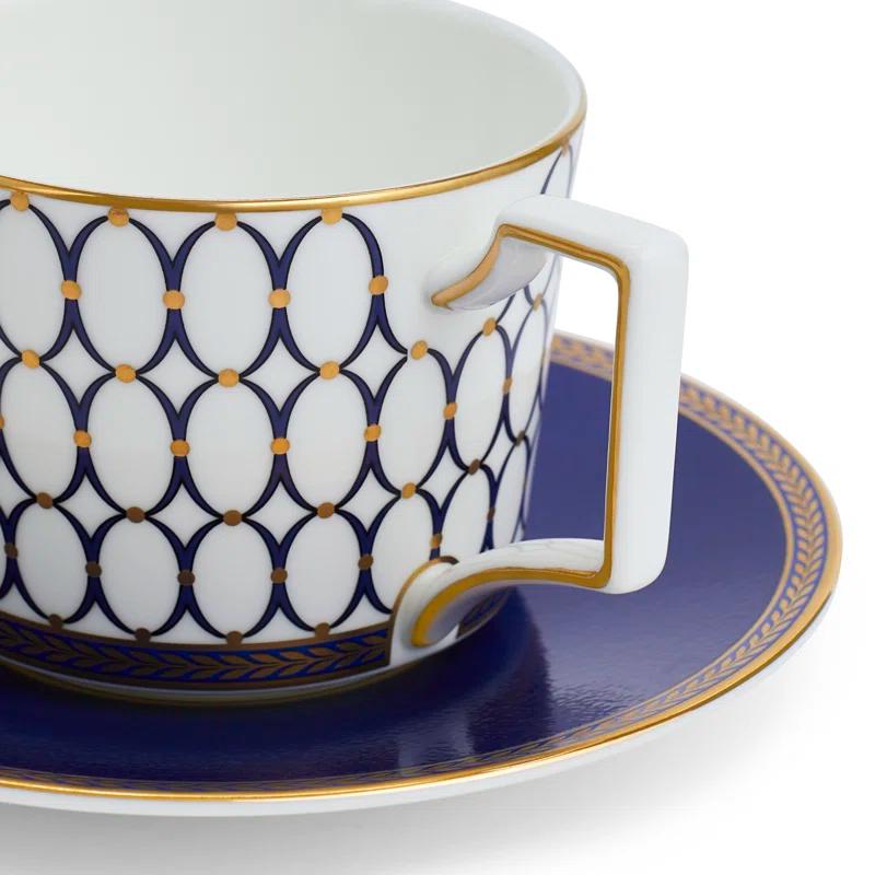 Wedgwood Renaissance Gold Teacup & Saucer | Wayfair