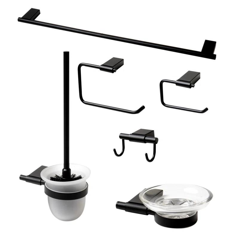 Alfi Brand AB9515-BM 6 - Piece Bathroom Hardware Set