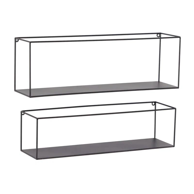Corrigan Studio® Saliyah 2 Piece Metal Accent Shelf