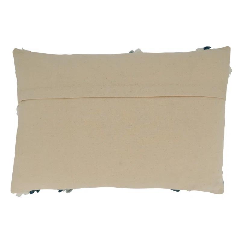 Saro Topography Cotton Pillow Cover