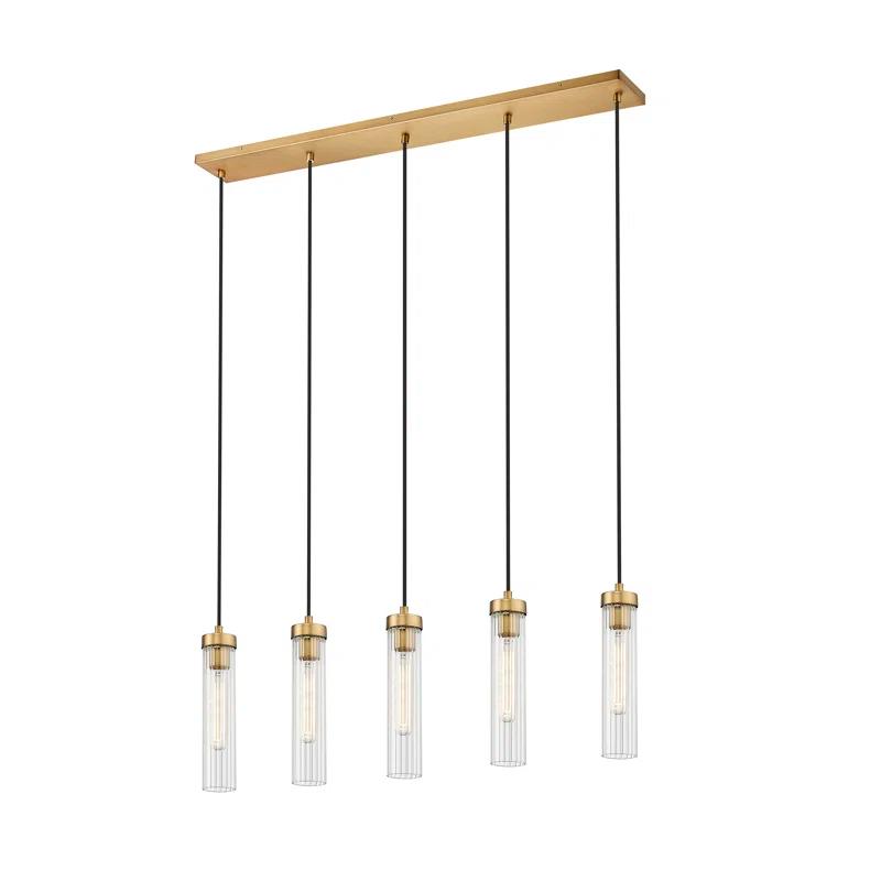 Z-Lite Beau 5 - Light Dimmable Square / Rectangle Chandelier