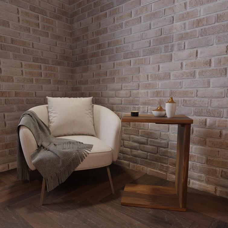 UPP Ultimate Premium Products 3D Brick Effect Wall Panels - Lightweight Styrofoam - Set of 9 Large Panels (20"x40") Covers 48 sq ft - Apply with Wall Adhesive - DIY Home Wall Cladding